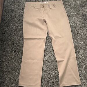 Petite Betabrand Classic Beige Women's Trousers